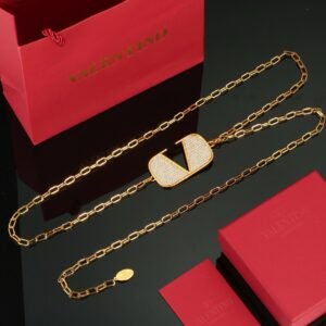 Valentino Chain Belt Gold