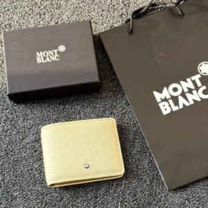 Montblanc Men's Yellow Soft Leather Wallet