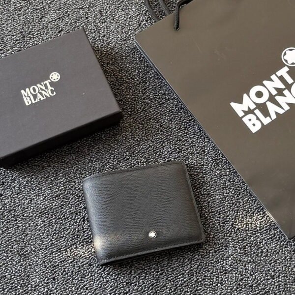 Montblanc Men's Black Soft Leather Wallet