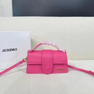 Jacquemus Women's Le Bambino Handbags in Pink Fabric