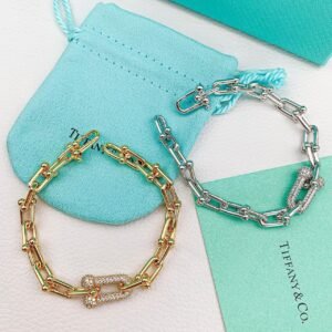 Tiffany HardWear Link Bracelet Gold and Silver