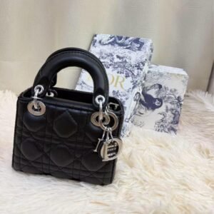 Dior Lady Dior Mini Bag Black