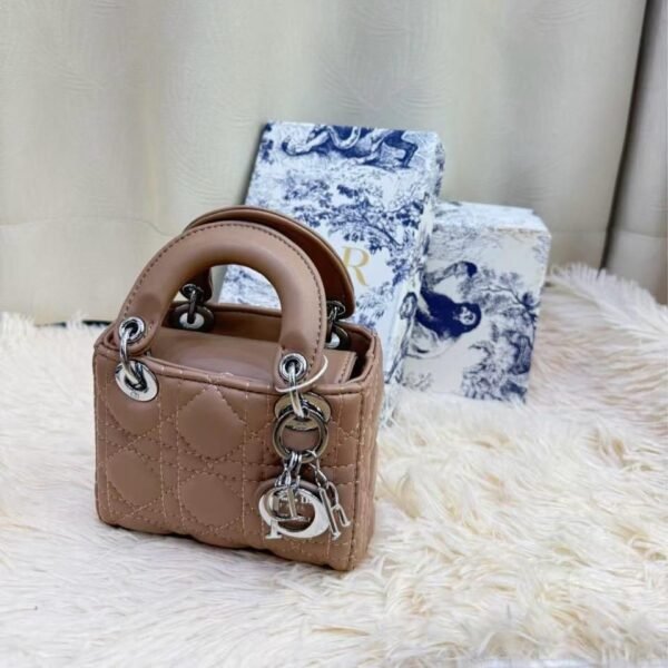 Dior Lady Dior Mini Bag Apricot