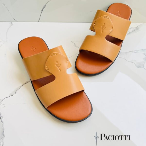 PACIOITTI® Men’s Sandal - Khaki with Beige Sole