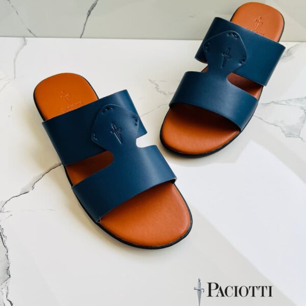 PACIOITTI® Men’s Sandal - Navy Blue with Blue Straps