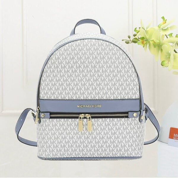 MICHAEL KORS® Signature Backpack - White & light grey