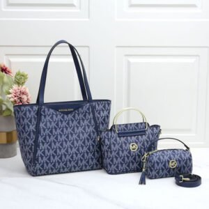 MICHAEL KORS® 3-in-1 Signature Handbag Set – Blue Mist Edition