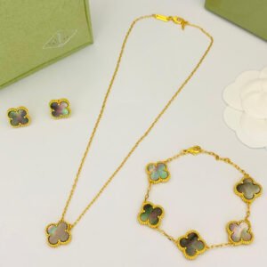 VCA Sets - Iridescent white/gray & Gold